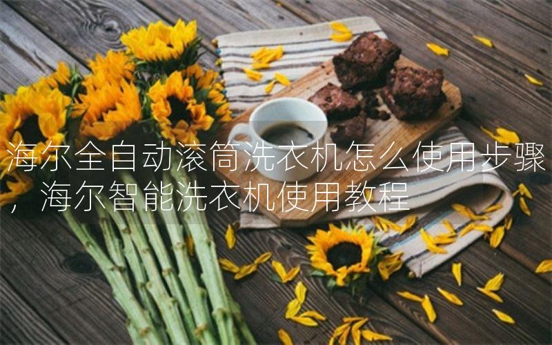 海尔全自动滚筒洗衣机怎么使用步骤，海尔智能洗衣机使用教程