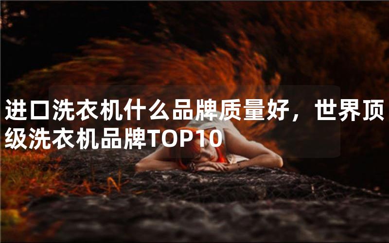 进口洗衣机什么品牌质量好，世界顶级洗衣机品牌TOP10