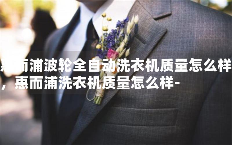 惠而浦波轮全自动洗衣机质量怎么样，惠而浦洗衣机质量怎么样-